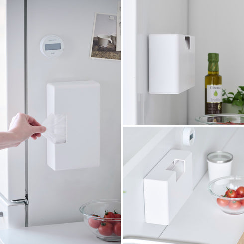 マグネットスリムプラスチックバッグケース プレート ホワイト.|s7